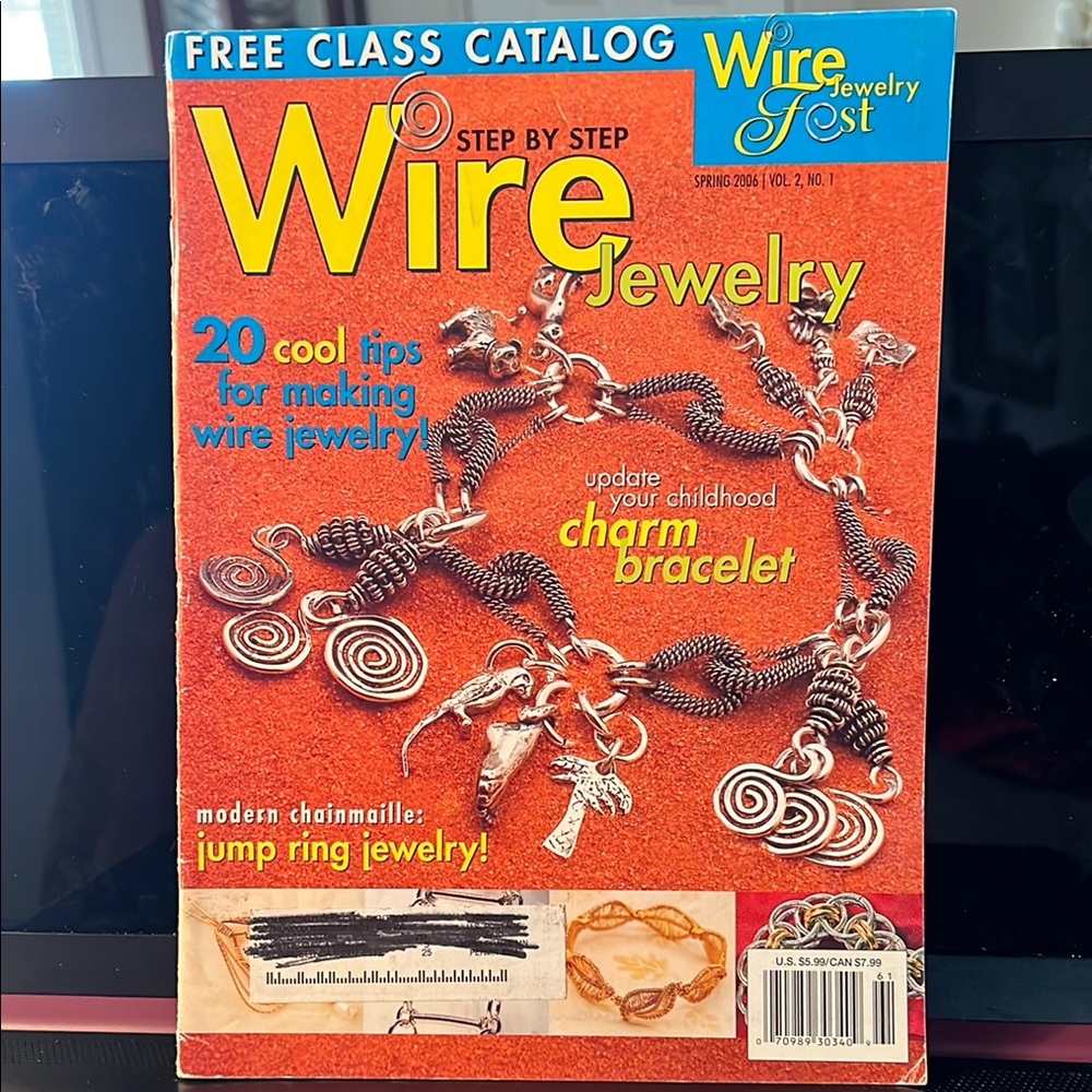 Step By Step Wire Jewelry Magazine Spring 2006 Charm Bracelet